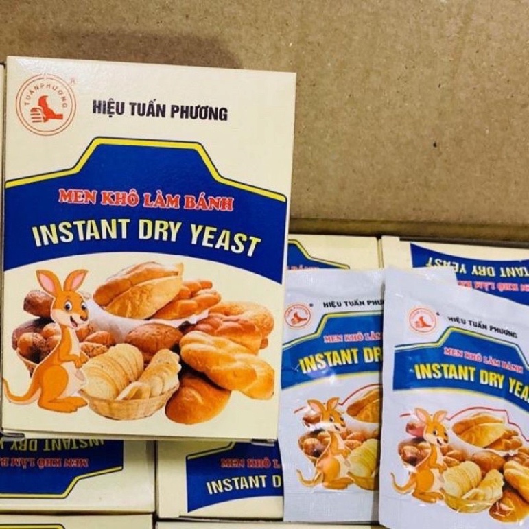 Men nở/Men khô làm bánh mì, bánh bao