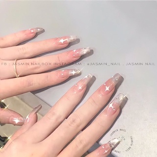 Nailbox thiết kế flash đính đá - sáng khi có flash