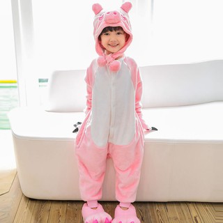 Bộ đồ ngủ pijama hóa trang con heo màu hồng
