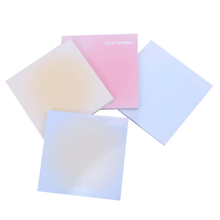 Set 50 tờ giấy note ghi chú có keo dán màu Gradient đơn giản dễ dùng