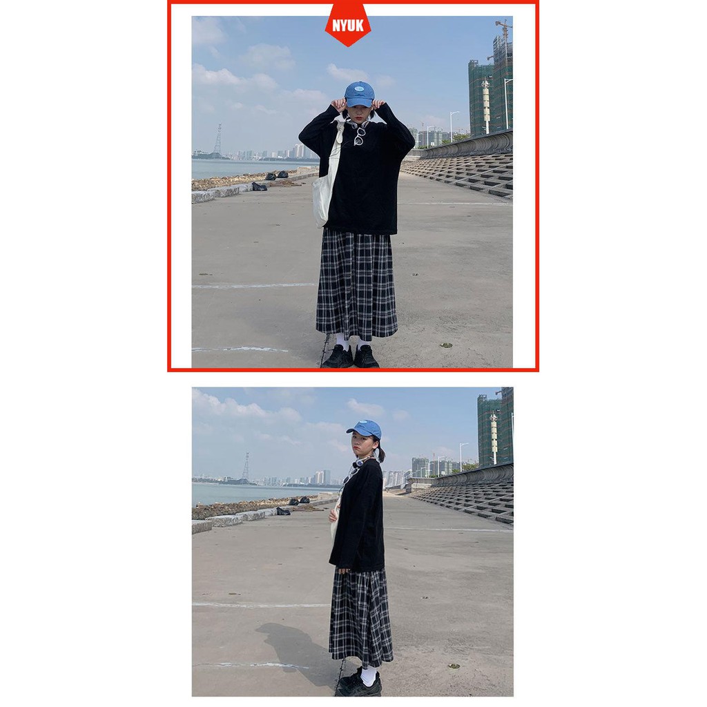 Chân Váy Caro Xếp Ly Thời Trang Retro Cho Nữ | BigBuy360 - bigbuy360.vn