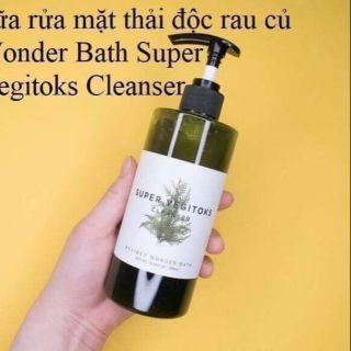 Sữa rửa mặt thải độc rau củ quả