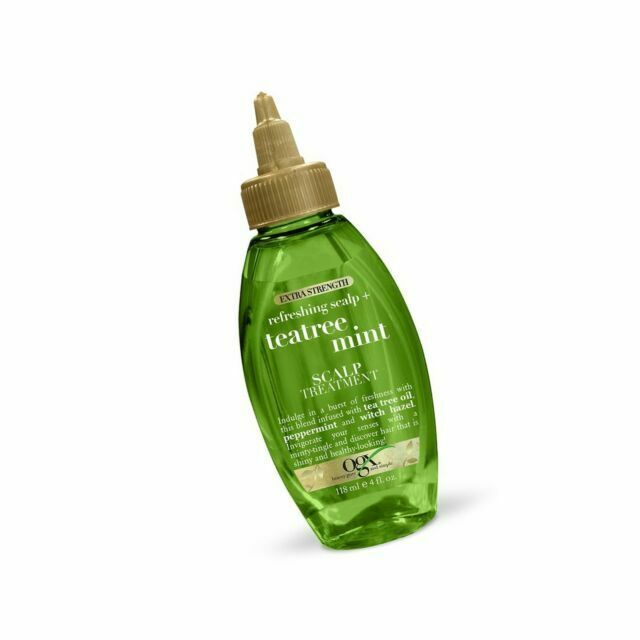 Bill US - Sản phẩm phục hồi, giảm các vấn đề da đầu dầu OGX Tea Tree Mint Scalp Treatment 118ml