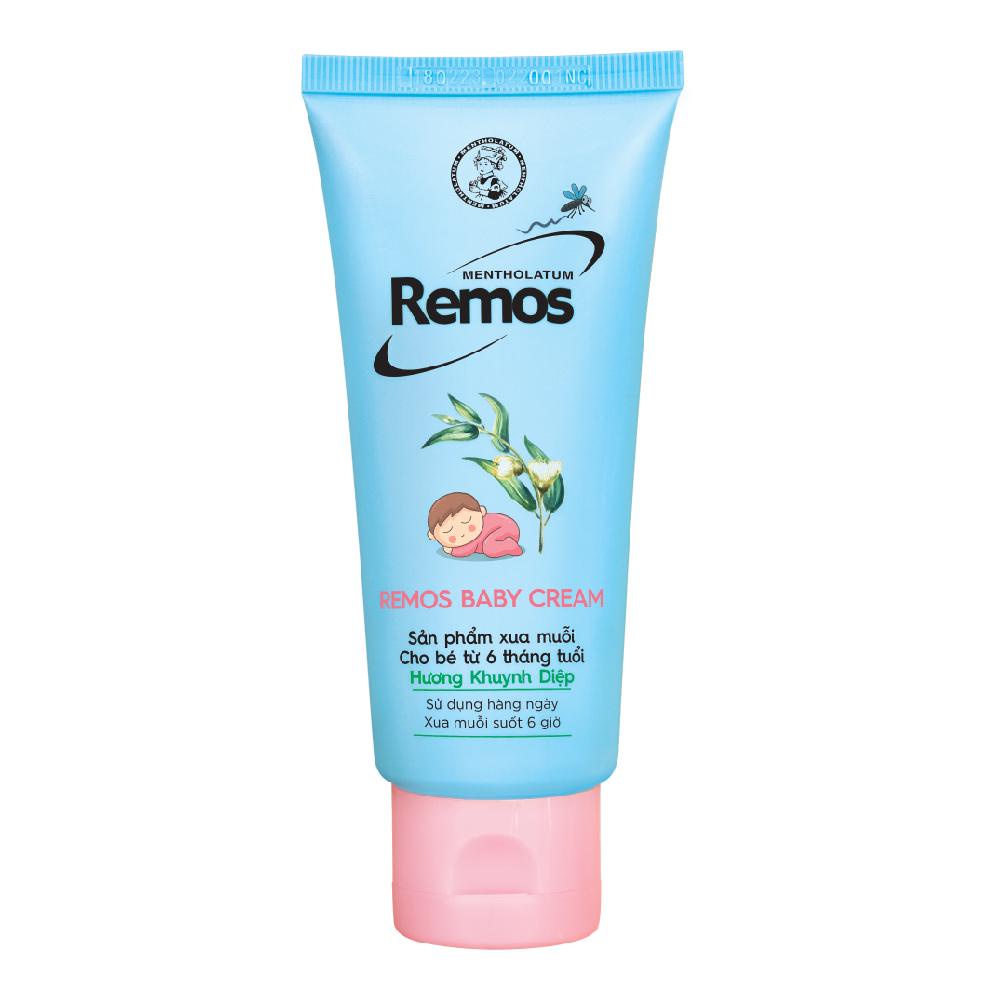 Xịt / kem bôi chống muỗi Remos dùng cho bé từ 6 tháng tuổi trở lên  - Remos Baby spray 60ml