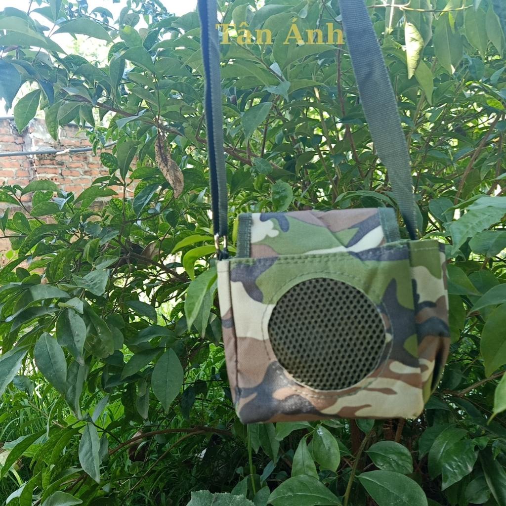 Túi đựng loa 898 ngụy trang màu xanh rèn ri