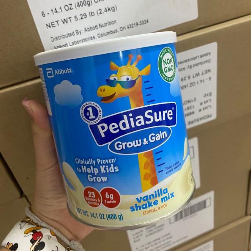 Sữa pediasure mỹ lon 400g vị vani