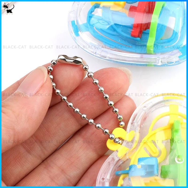 Móc Khóa Bóng Mê Cung 3D Đồ Chơi Giáo Dục