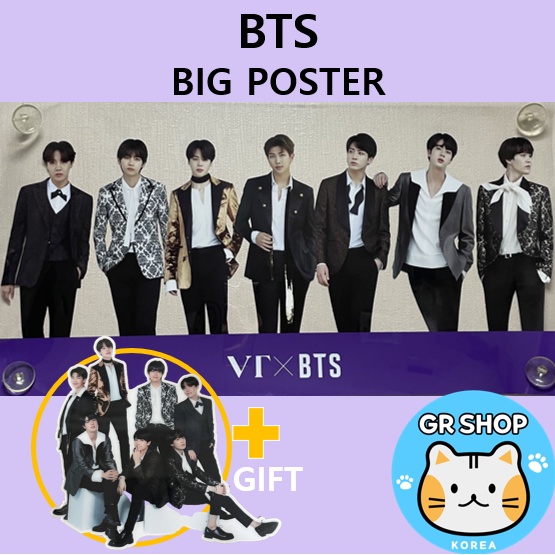 * Áp Phích Treo Tường In Hình Thần Tượng Hàn Quốc BTS X VT Bản Giới Hạn Có Thể Gắn Trên Tường / KPOP BTS ARMY