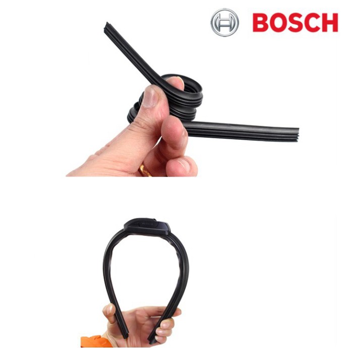 Sản phẩm Sản phẩm bộ 2 thanh gạt nước mưa cao cấp Bosch Kích thước Thanh 1: 22 inch - 550mm và Thanh 2: 26 inch - 650mm: