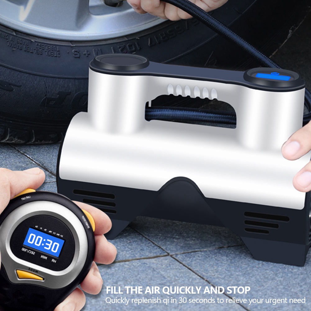 Máy Bơm Hơi Lốp Xe Điện Tử Không Dây Công Suất Cao