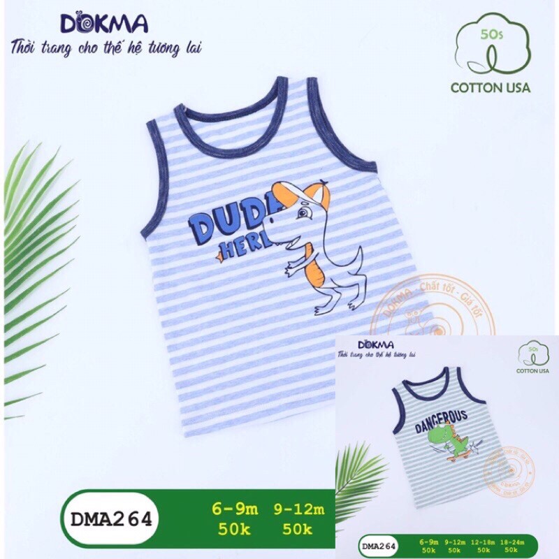 [DOKMA] Áo sát nách cho bé trai