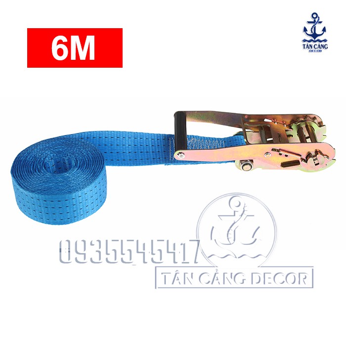 Dây Đai Chằng Hàng 6 M Chống Sốc Cao