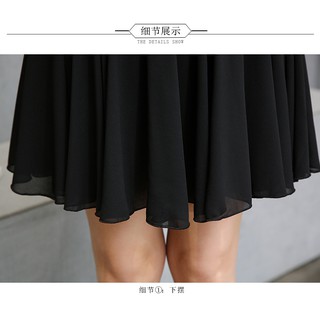 Chân Vấy Voan Lưng Thun Ngắn