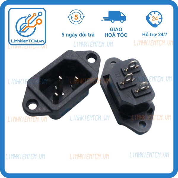 Jack Nguồn Ac 3 Chân 10A 250Ac