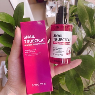 Tinh chất serum ốc sên Some By Mi Snail Truecica Miracle Repair ngăn ngừa và giảm sẹo rỗ, phục hồi da mụn và sau