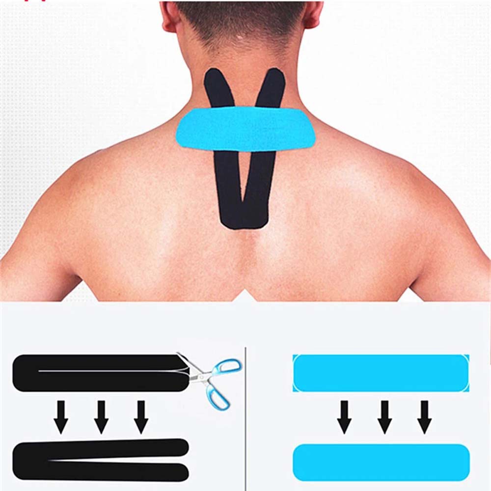 Băng Dán Cơ Bắp Co Giãn Chống Thấm Nước Nhiều Màu Sắc Hỗ Trợ Luyện Tập Thể Thao