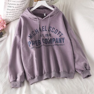 Áo Hoodie Nỉ Form Rộng Có Mũ Trùm Đầu