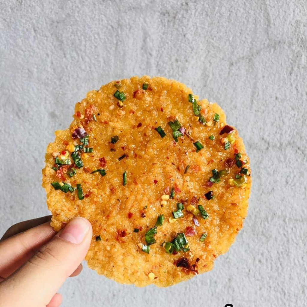 Cơm Cháy Mắm Hành - 1 Gói 3 Miếng