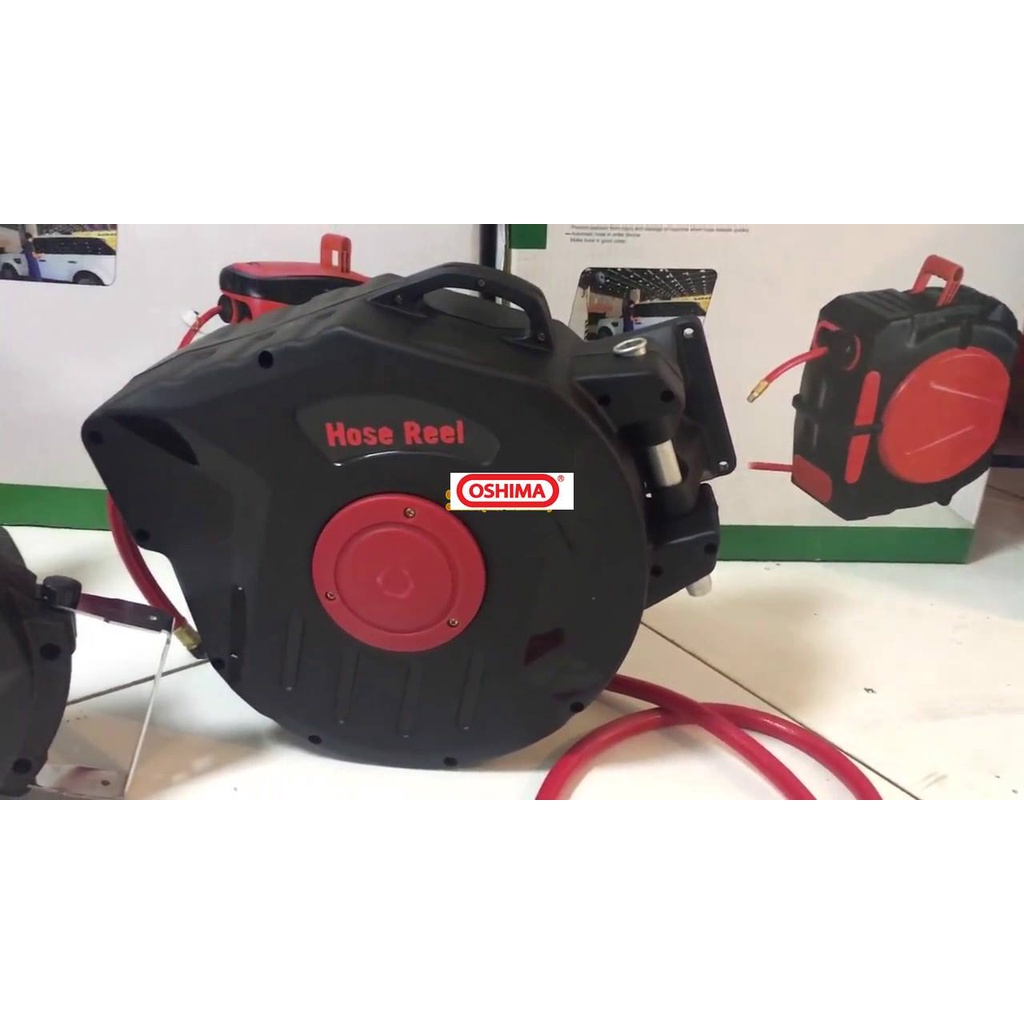 Dây Hơi Tự Rút Hose Reel 10m, cuộn dây hơi tự rút cho máy nén khí Giá cực Chất