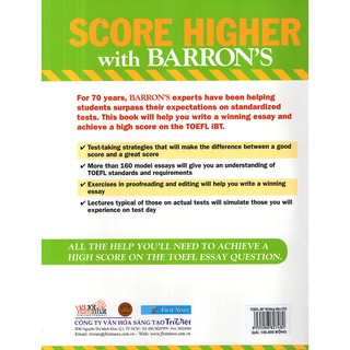Barron's Writing For The TOEFL iBT