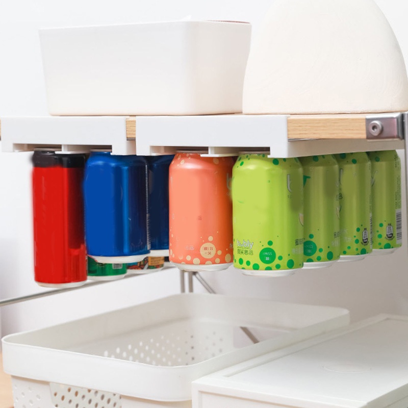 Set 2 Giá Đỡ Lon Nước Ngọt Đa Năng Treo Tủ Lạnh