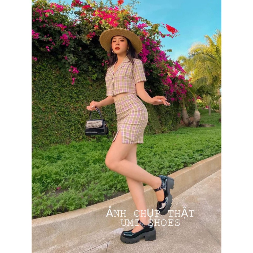 [CÓ SẴN-NOWSHIP] Giày oxford nữ da bóng, da lì ulzzang Hàn quốc dáng marry quai cài đế cao 4cm to cá tính năng động đẹp | BigBuy360 - bigbuy360.vn