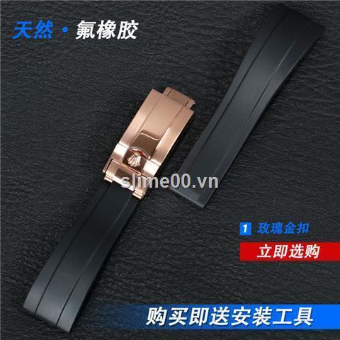 Dây đeo bằng cao su dành cho đồng hồ đeo tay Rolex thích hợp cho nam giới