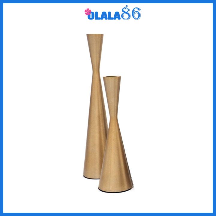 Cặp chân nến để bàn  trang trí tiệc cưới, nhà cửa văn phòng Cổ điển phong cách Châu  Âu OLALA 86