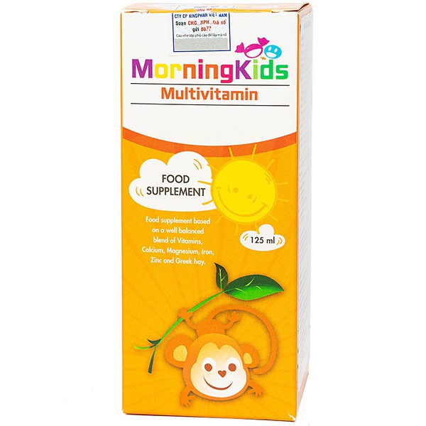 Siro Bổ Sung Vitamin Cho Trẻ Morningkids Multivitamin 125Ml