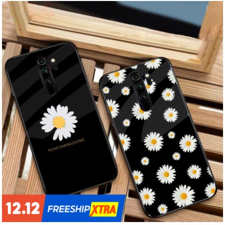 Ốp lưng phủ bóng Oppo Reno 2F Reno 2Z F11 F11pro K3 A5-2020 A9-2020 hoa cúc