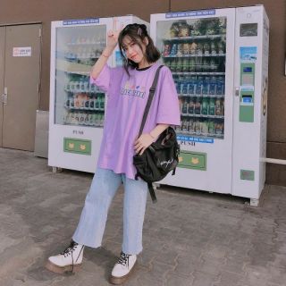 Áo thun tay lỡ Space travel 🍏🍏🍏🍉🍉