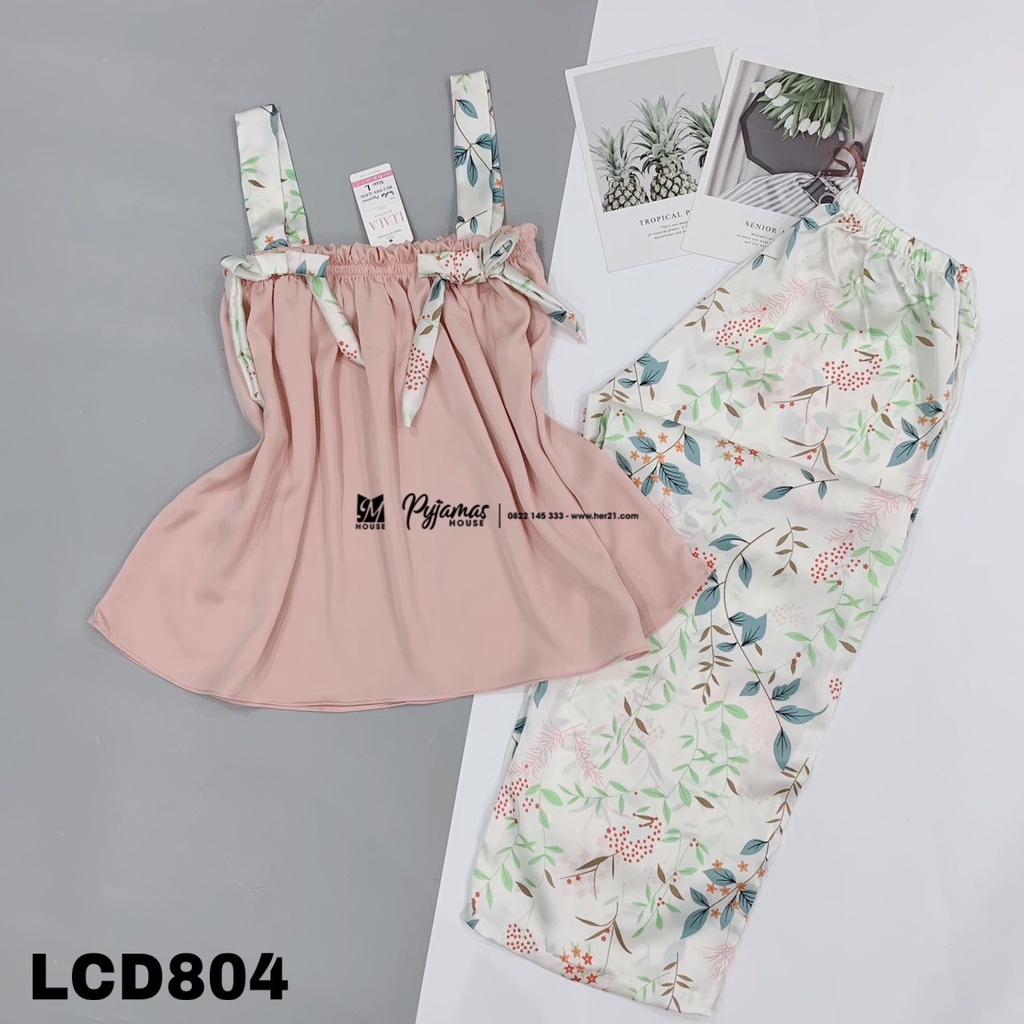 Bộ Đồ Ngủ - Đồ Mặc Nhà Satin Hai Dây Quần Dài - Luala Pyjamas | BigBuy360 - bigbuy360.vn