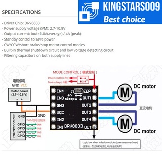 Mạch điều khiển động cơ DC mini DRV8833