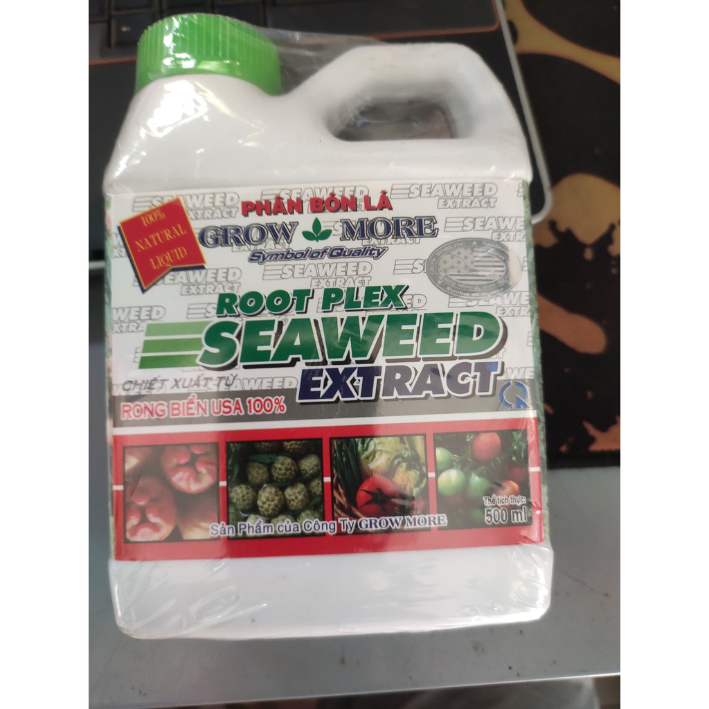 Phân bón hữu cơ Seaweed Rong Biển 500ml mập đọt, phúng đọt, cứng cây, siêu ra rễ, chống thối rễ