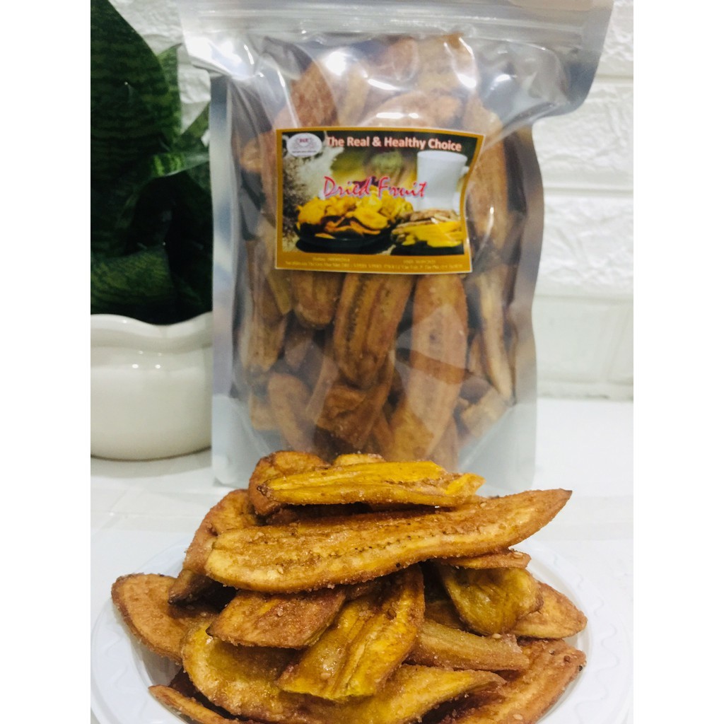 hủ PET-250gr chuối sấy mè gừng giòn ngon