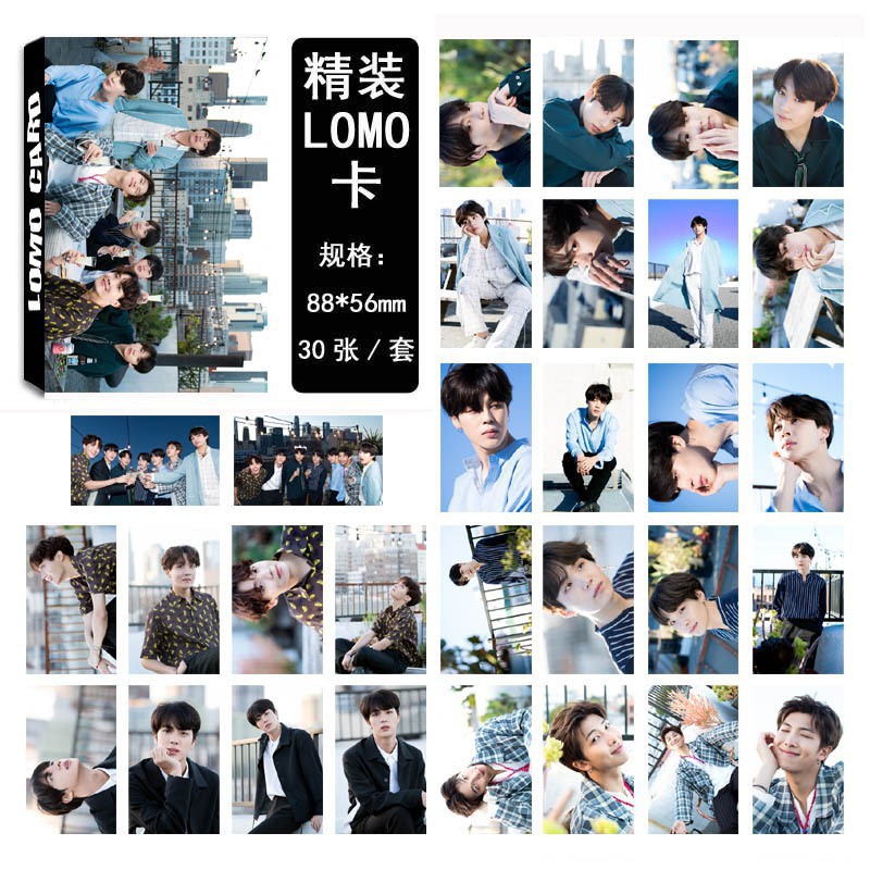 Hộp ảnh Lomo card BTS SUGA MẪU 2 album ảnh idol thần tượng Hàn Quốc