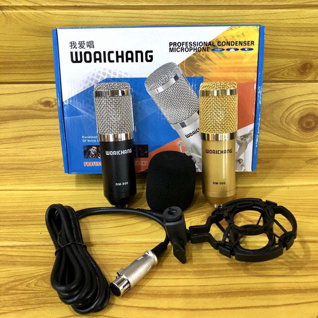 Mic thu âm karaoke live stream BM900 chính hãng chất lượng siêu hay [Giá rẻ]