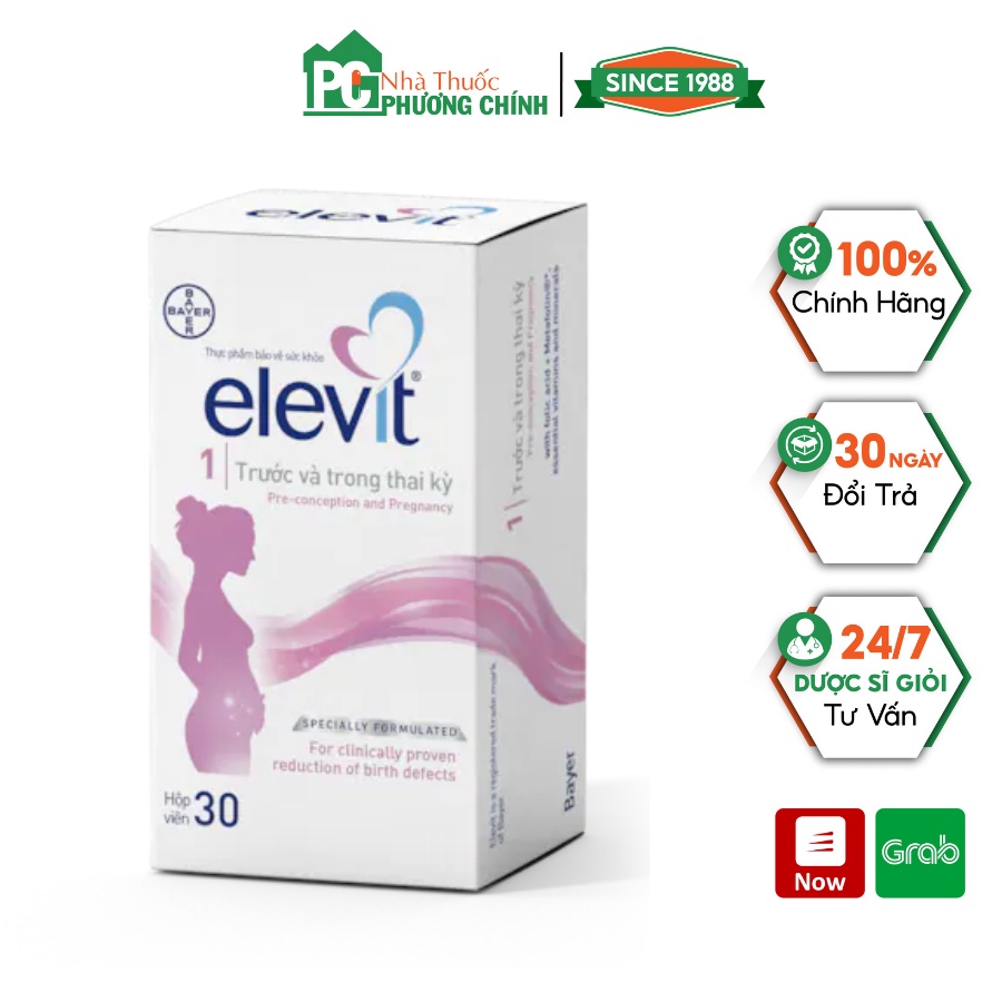 Vitamin Tổng Hợp Cho Bà Bầu Elevit - Bổ Sung Vitamin & Khoáng Chất Cho Phụ Nữ Mang Thai Và Sau Sinh