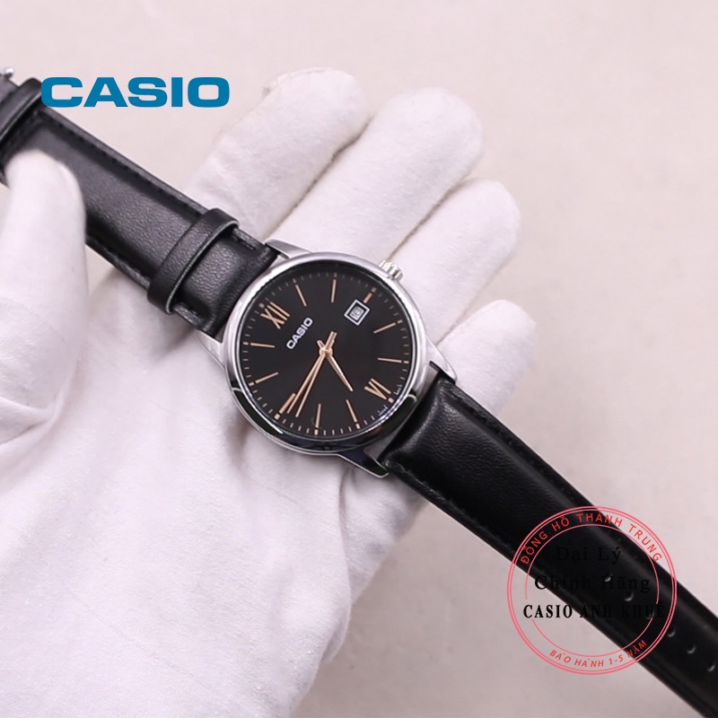Đồng hồ nam Casio MTP-V002L-1B3UDF dây da