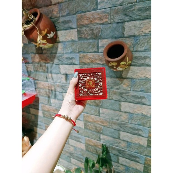 Hộp Nhung Gỗ Đỏ Đựng Trang Sức, Vòng Tay Hàng Loại Đẹp