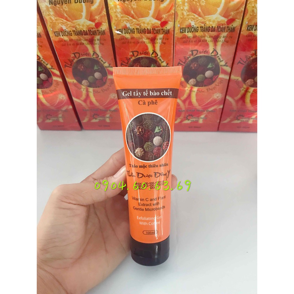 Gel Tẩy Tế Bào Chết Cà Phê 100ml THẦN DƯỢC ĐÔNG Y