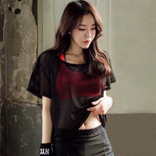 Áo lưới tập gym