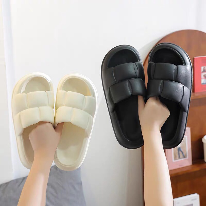 Dép quai ngang nữ ,  dép bánh mỳ Chao 3cm Hàng quảng châu có sẵn 106