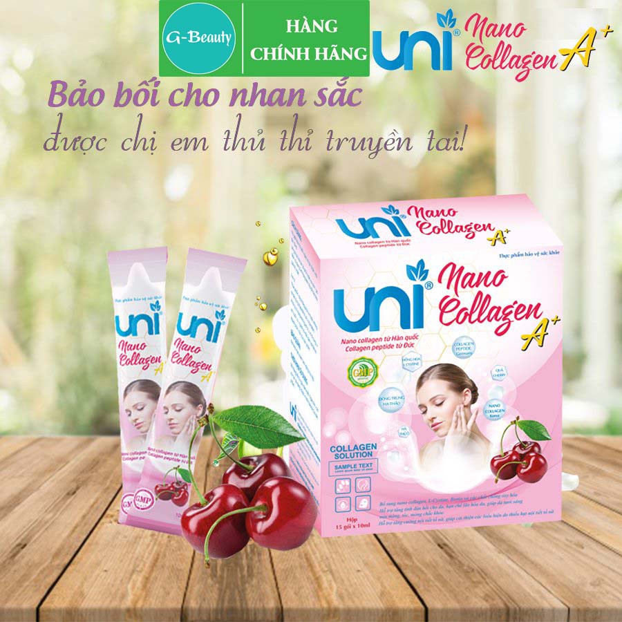 Collagen, tăng cường nội tiết tố nữ, giảm rụng tóc, làm trắng da, công nghệ nano Hàn Quốc, bào chế collagen dạng nước.