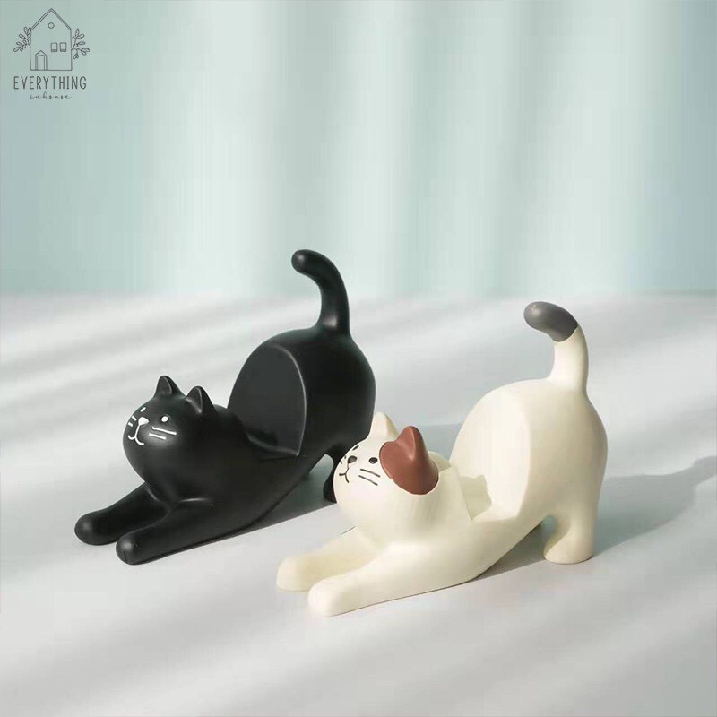 Gác điện thoại hình mèo nghệ thuật