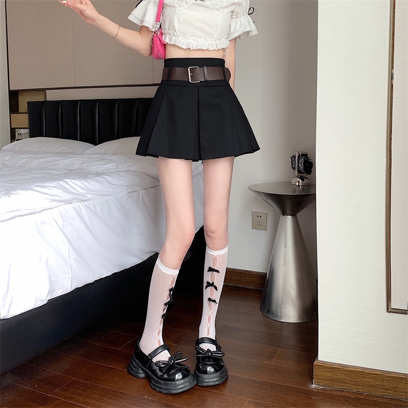 Chân Váy Ngắn Xếp Li Lưng Cao Gợi Cảm Thời Trang Mùa Hè Cho Nữ