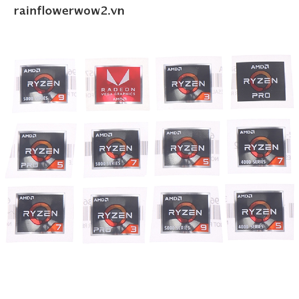 AMD Nhãn Dán Logo ATHLON Ryzen R 3 5 7 PRO7 Trang Trí Xe Hơi