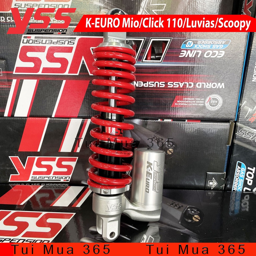 Phuộc YSS K-EURO Yamaha Mio / Click 110 / Luvias / Scoopy Thái Lan