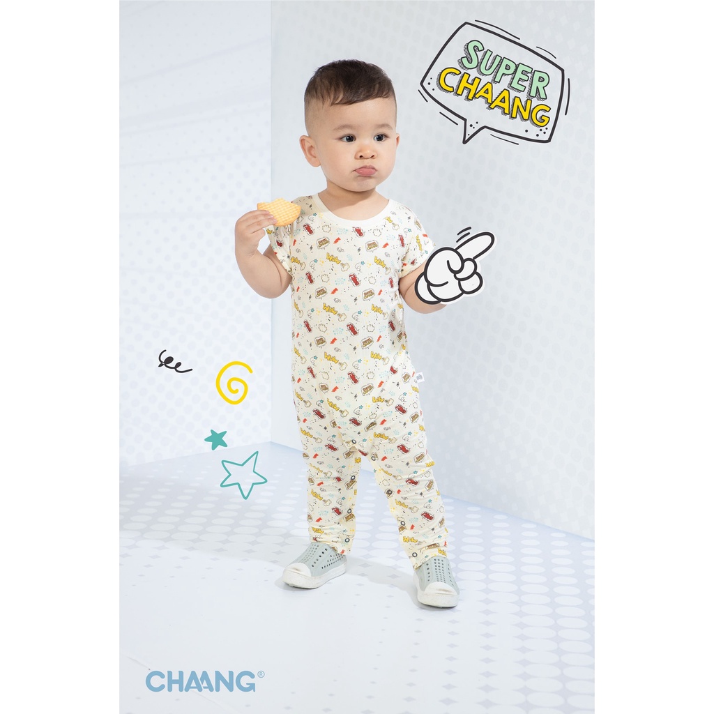 Chaang Bộ body Hero trắng cho bé