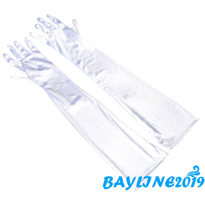 Găng Tay Dài Hở Ngón Màu Sắc Thời Trang Cho Nữ